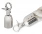 Preview: Karabiner Endstück - silber - 18,5mm